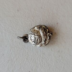 Antique Christian 3-piece Mystic Rose Pendant Charm